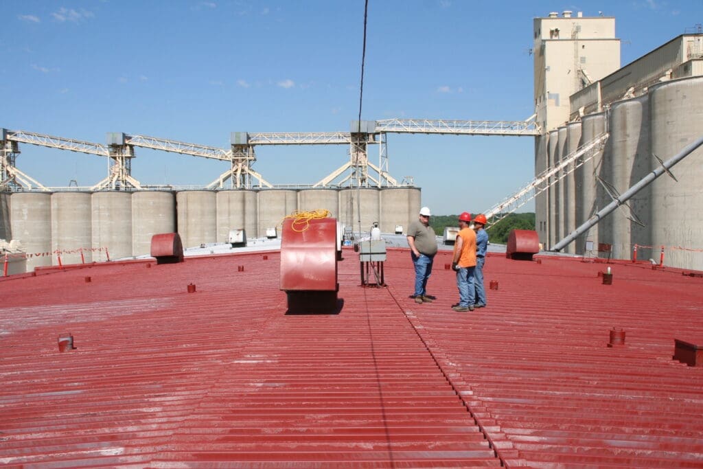 Commercial roofing service photo from Empire State Commercial Roofing used on the Rochester, NY website.